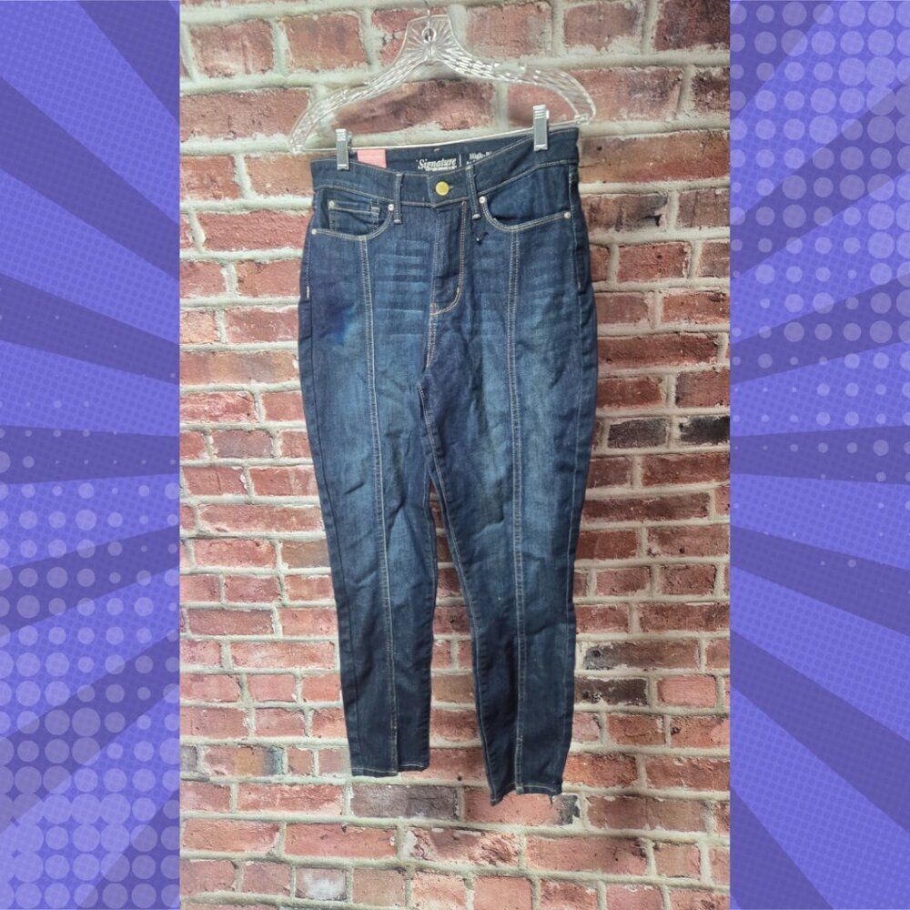 Signature by Levi Strauss Women’s High Rise Skinny Jeans Size 10 Ankle Denim New